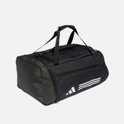 Adidas Essential 3 Stripes Training Duffle Bag -Black/White