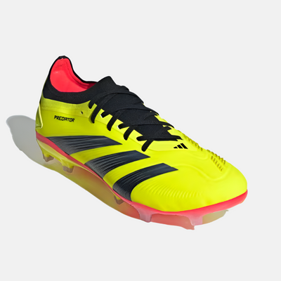 Adidas Predator 24 Pro Firm Ground Football Shoes -Team Solar Yellow 2/Core Black/Solar Red