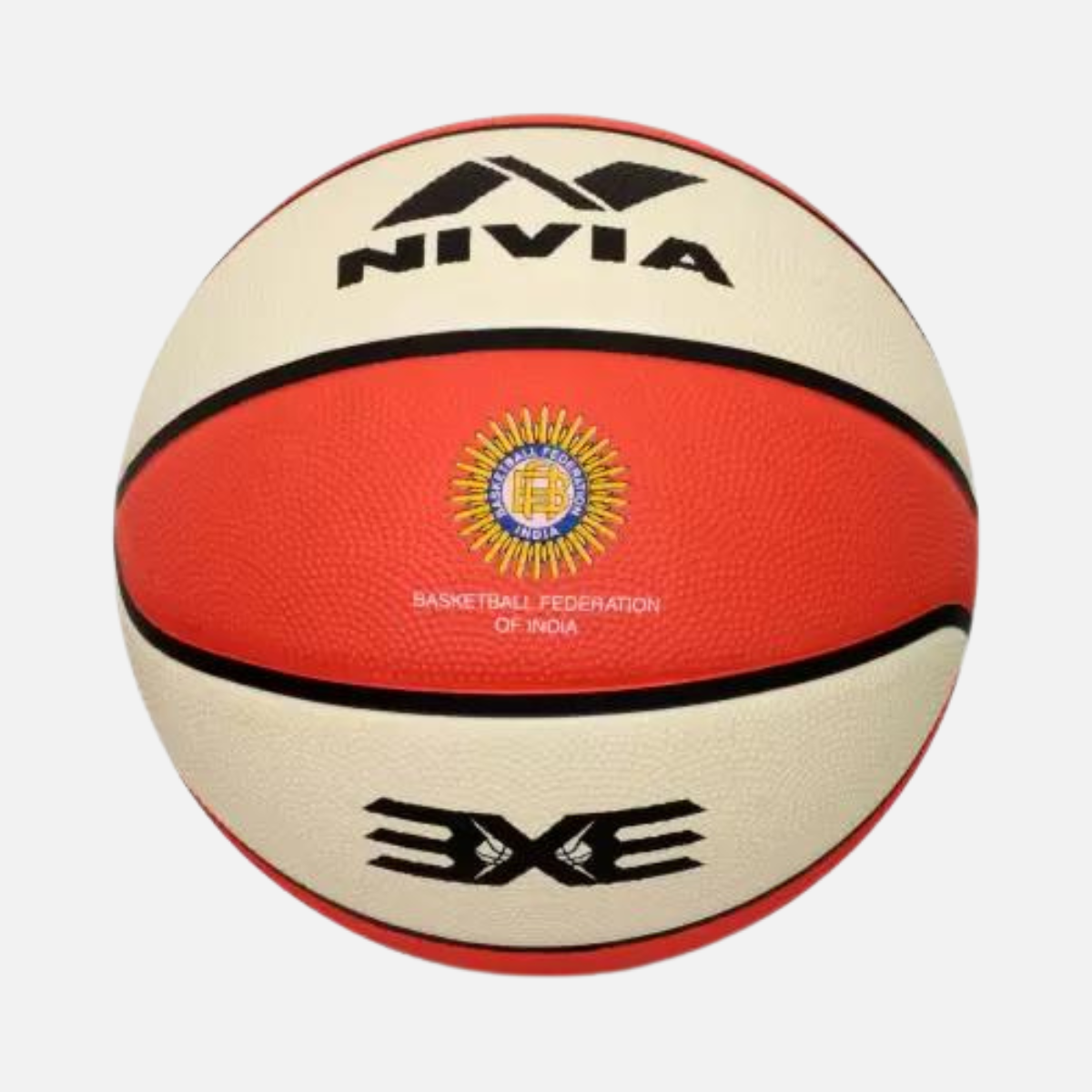 Nivia 3x3 Moulded Basketball -Green-Blue/Red-Cream