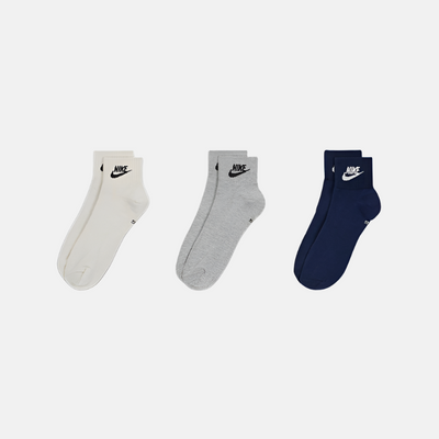 Nike Everyday Essential Ankle Socks (3 Pairs) -Multi-Colour