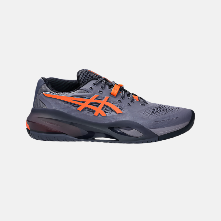 Asics GEL-RESOLUTION X Men's Tennis Shoes -Greyish Purple/Nova Orange