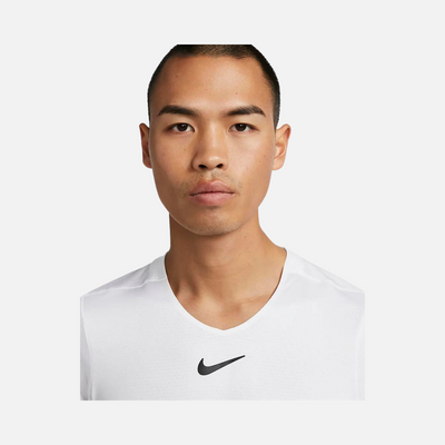 NikeCourt Dri-FIT Advantage Men's Tennis Top-White