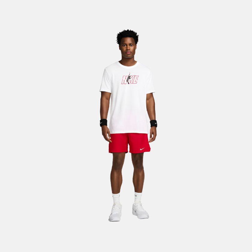 Nike Court Men's Dri-FIT Tennis T-Shirt -White