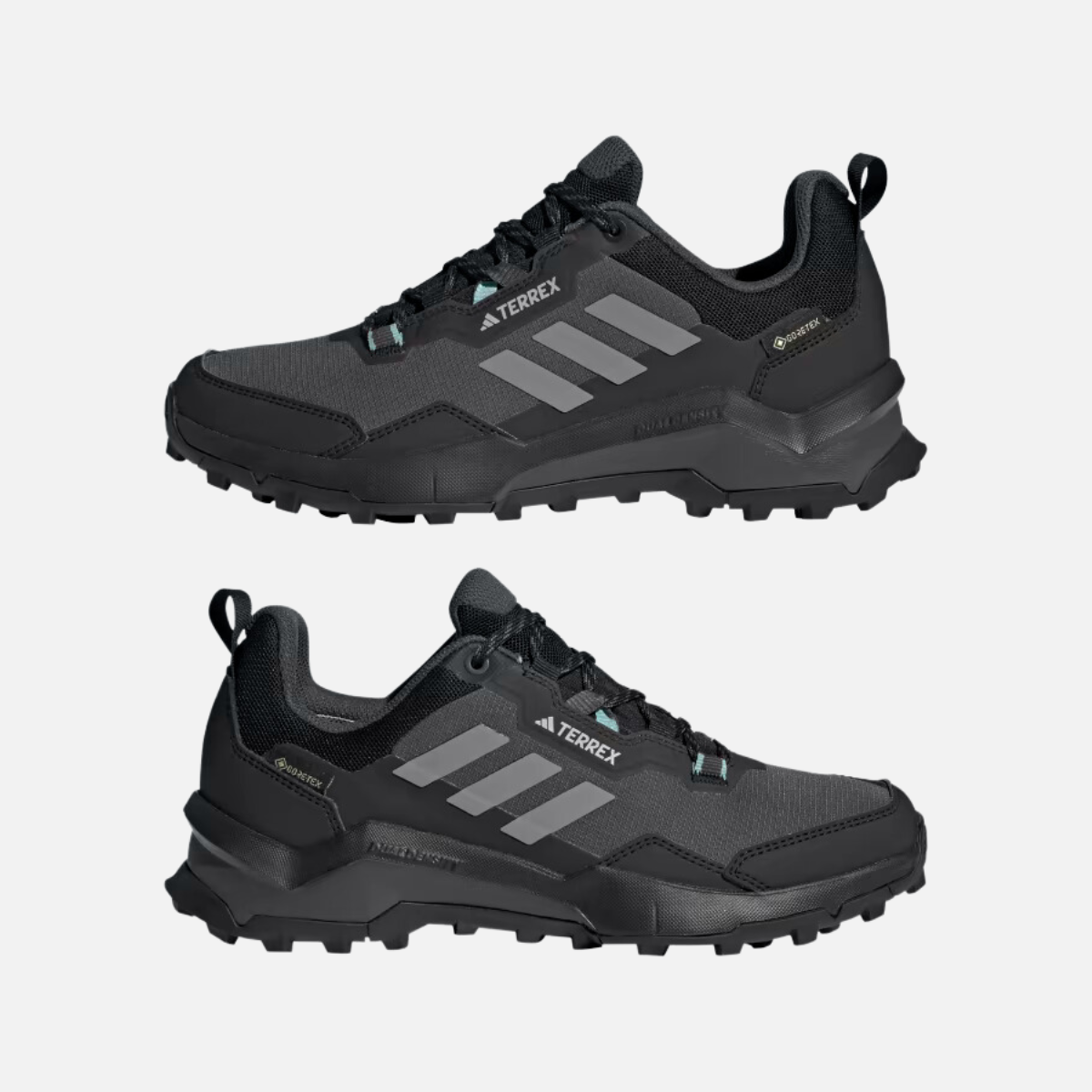Adidas Terrex Ax4 Gore-Tex Women's Hiking Shoes -Core Black/Grey Three/Mint Ton