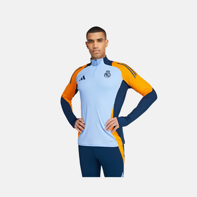 Adidas Real Madrid Tiro 24 Competition Men's Training Top -Glow Blue/Crew Orange/Team Navy Blue 2