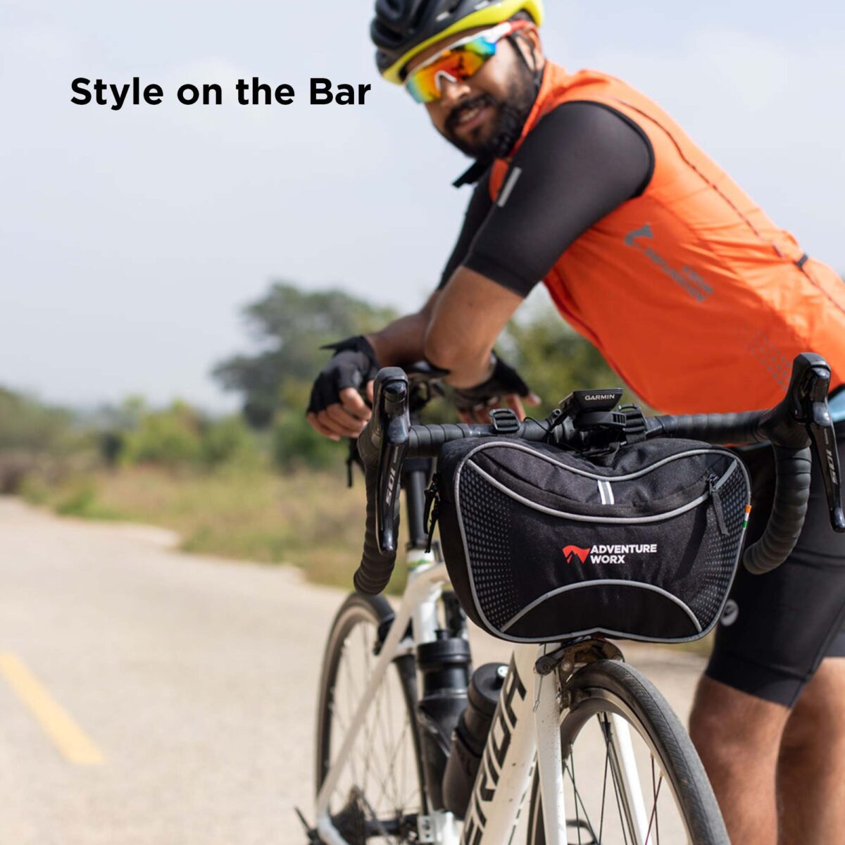 Adventure Worx Cycle Handle Bar Bag Large -Black