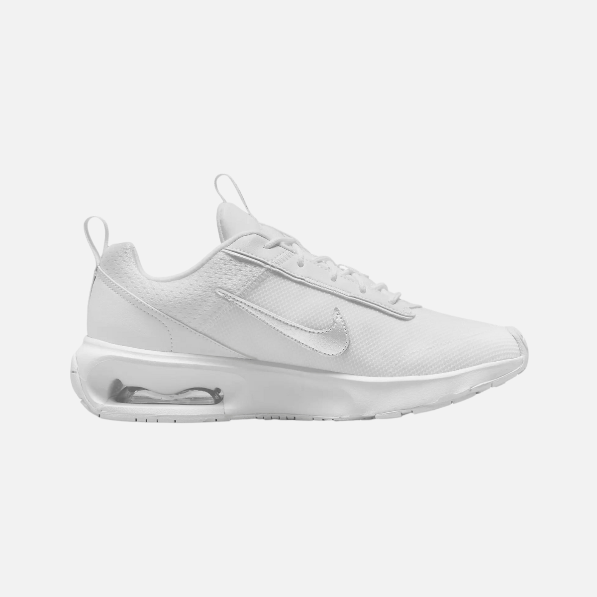 Nike Air Max INTRLK Lite Women's Lifestyle Shoes - White/White/Metallic Silver