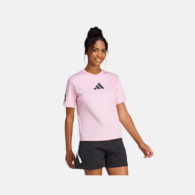 Adidas Z.N.E. Women's Lifestyle T-shirt -True Pink