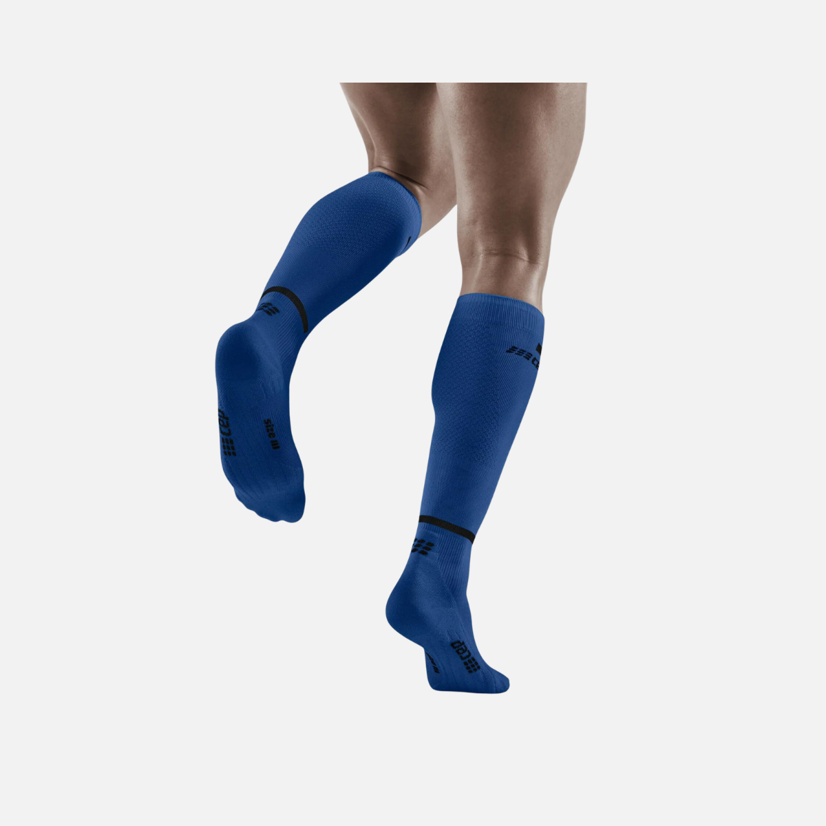 Cep The Run Compression 4.0 Men's Tall Socks -Blue/Black