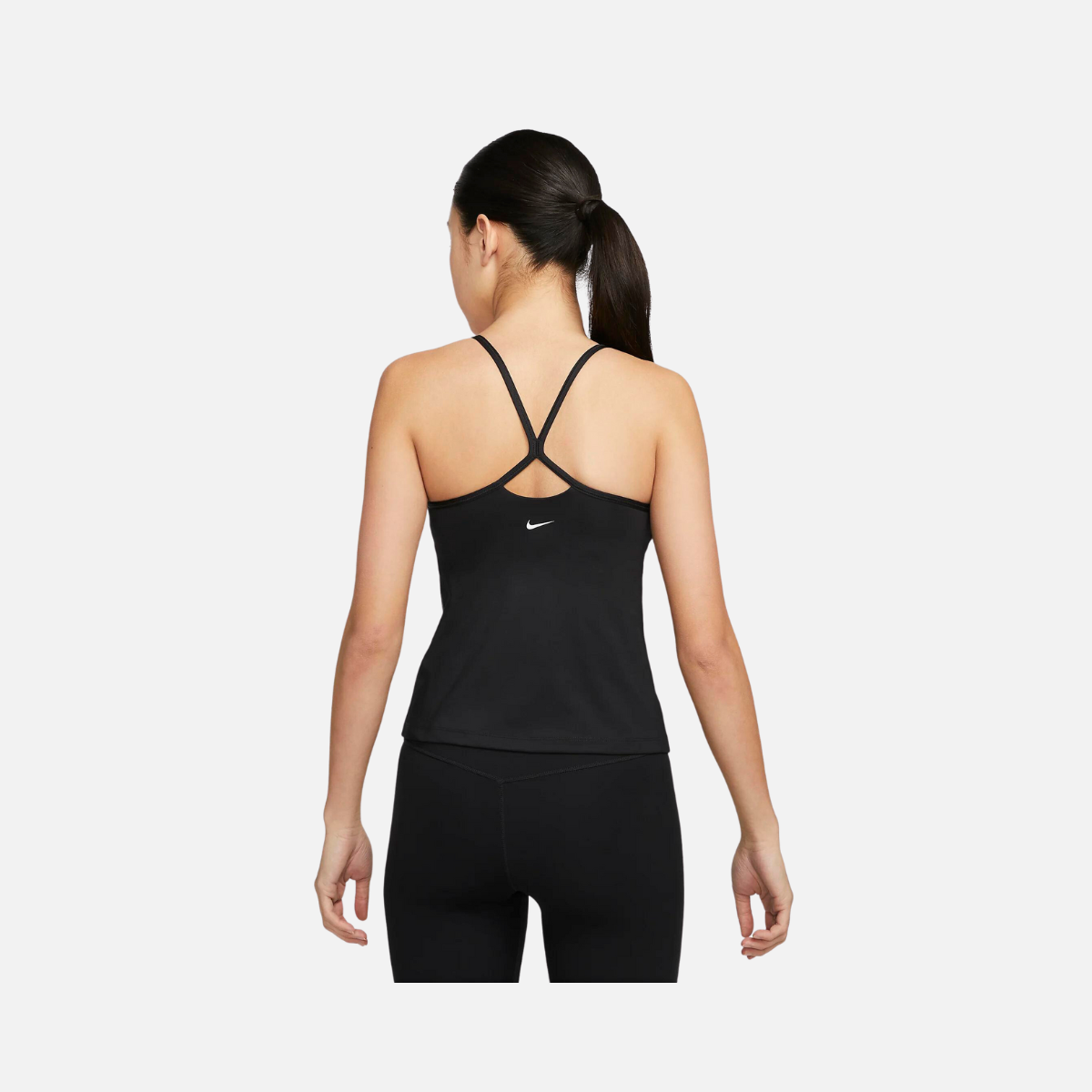 Nike Indy Women's Bra Tank Top - Black/Dark Smoke Grey/White – Gambol