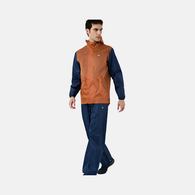 Wildcraft Rain Cheater Men's Suit -Orange Navy