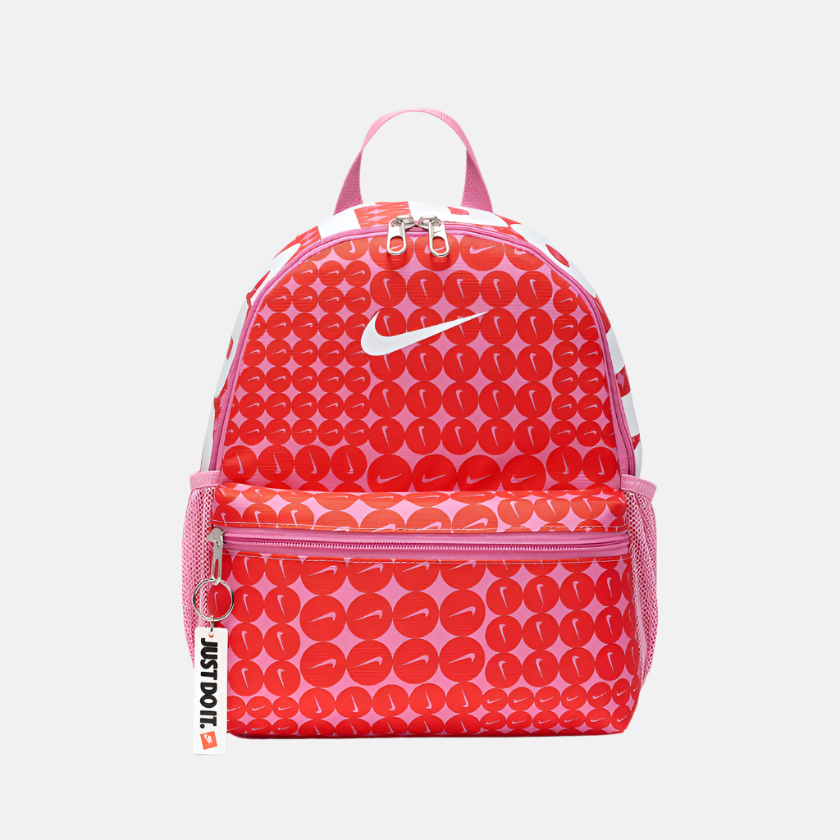 Nike Brasilia JDI Older Kids Mini Backpack (11L) -Magic Flamingo/Picante Red/White