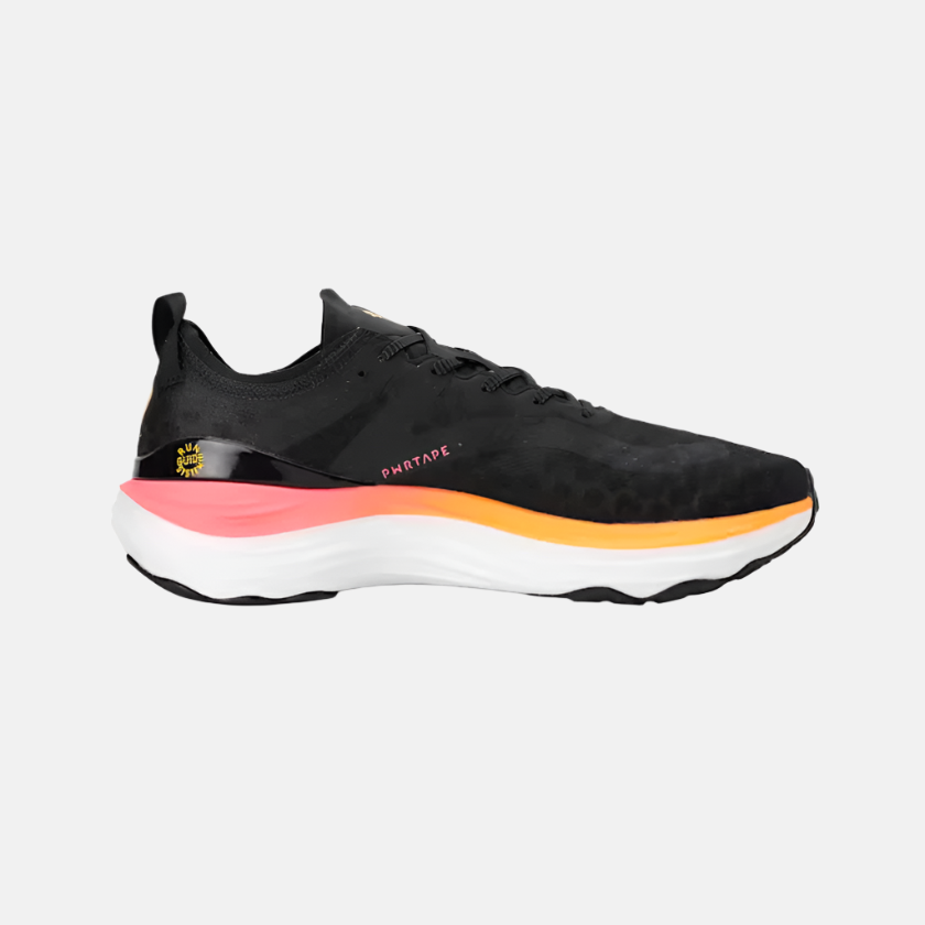 Puma ForeverRun NITRO™ Men's Running Shoes -Black/Sun Stream/Sunset Glow