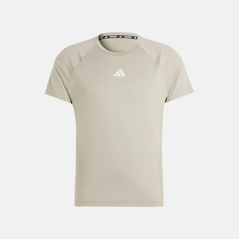 Adidas Gym Training Men's T-shirt -Silver Pebble