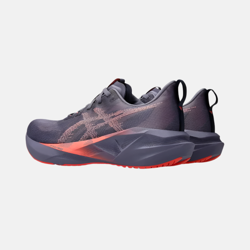 Asics Novablast 5 Men's Running Shoes -Greyish Purple/Coral