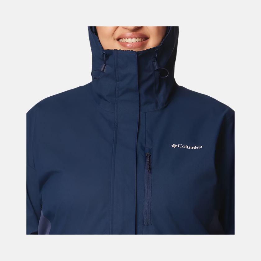 Columbia Omni-Tech Hikebound II Women's Rain Jacket -Navy