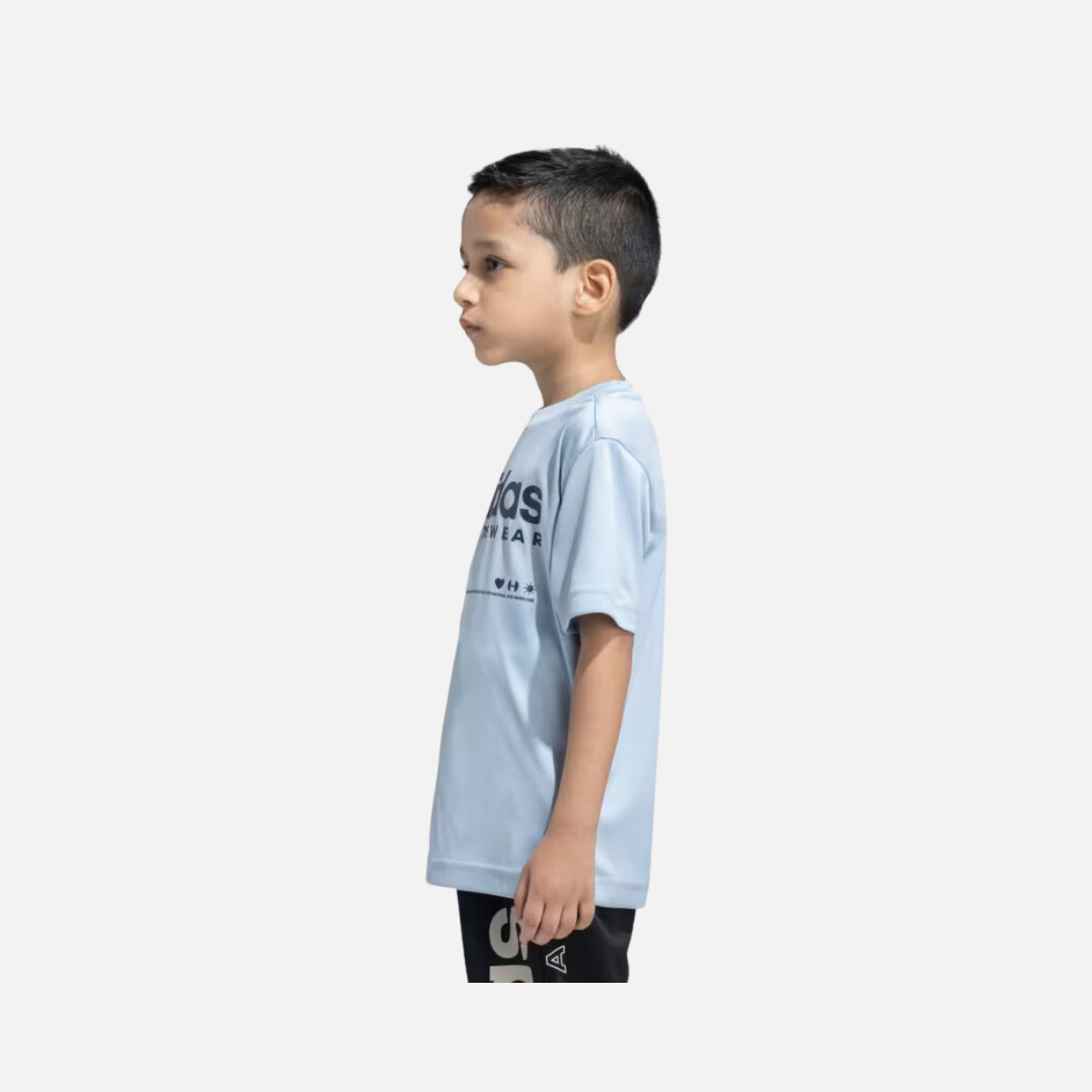 Adidas Graphic Kids Boy T-shirt (5-10 Years) -Wonder Blue