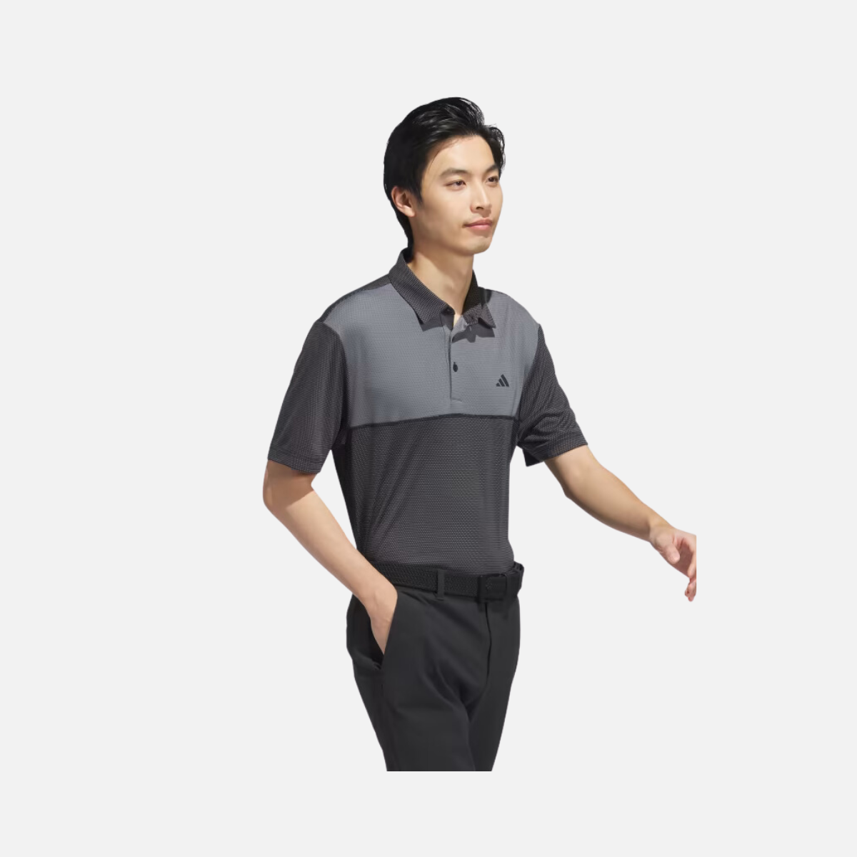 Adidas Core Colorblock Men's Golf Polo Shirt -Black