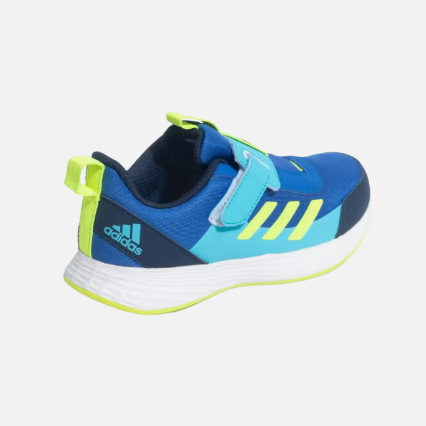 Adidas Volantrun 2.0 Kids Unisex shoes (8-15 Years) - Blue Lucid Lemon/Lucid Cyan/Collegiate Navy