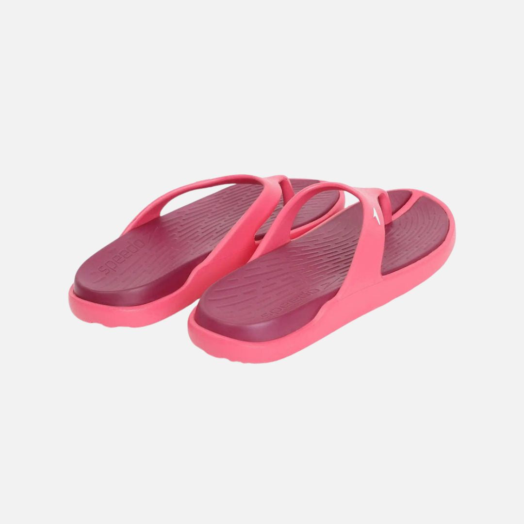 Speedo Women's Dual Colour Flip Flops - Deep Plum & Cinder Rose