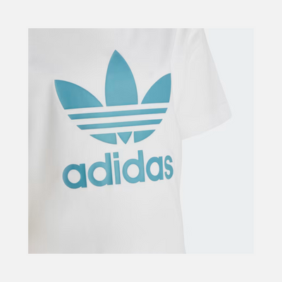 Adidas Adicolor Unisex Kids Short and T-shirt Set (3-7 Year) -Preloved Blue