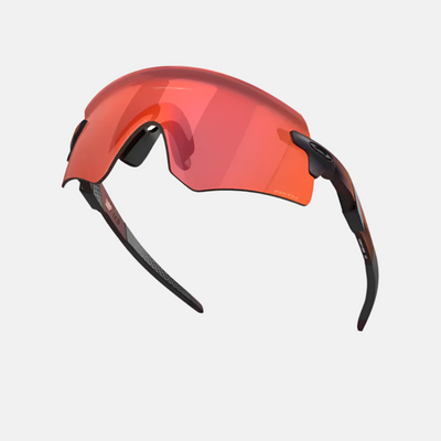 Oakley Encoder Prizm Sunglasses Matte Red Colorshift Frame