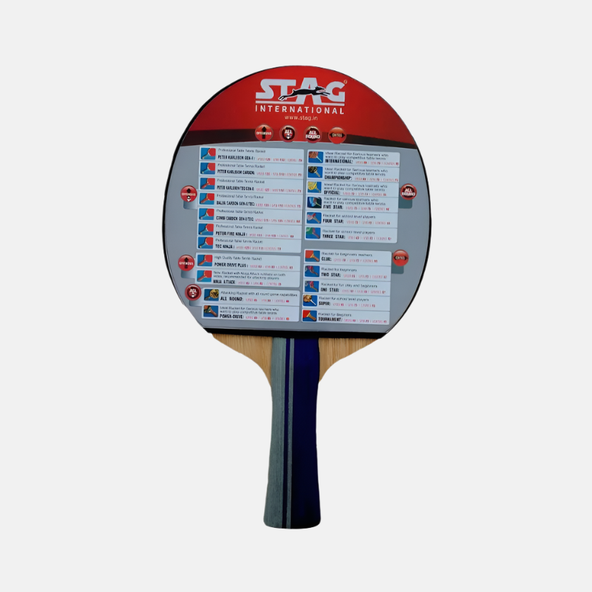 Stag Tournament Table Tennis Racket