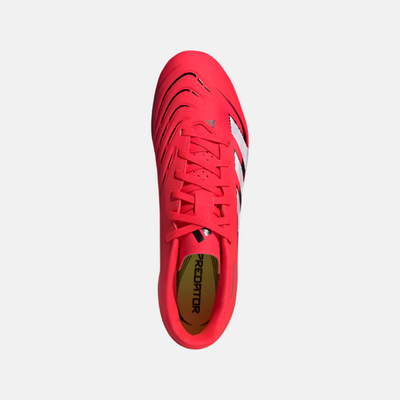 Adidas Predator Club Firm Multi-Ground Men's Football Shoes -Lucid Red/Cloud White/Core Black