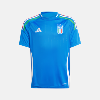 Adidas Italy 24 Home Kids Boy Football Jersey (7-16 Years) -Blue