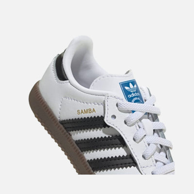Adidas Samba OG Comfort Closure Elastic Lace Shoes Kids