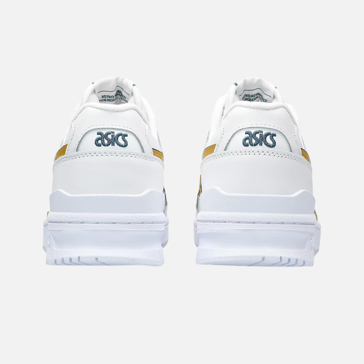 Asics EX89 Men's Basketball Shoes -White/Mustard Seed