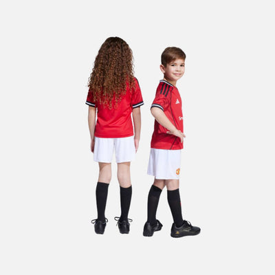 Adidas Manchester United 25/26 Home Mini Kit Kids Mufc Red