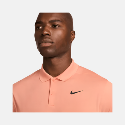 Nike Dri-FIT Victory Men's Golf Polo T-shirt -Apricot Agate/Black