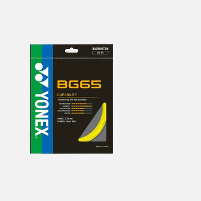 YONEX BG 65 Fiber Badminton Strings, 0.70mm