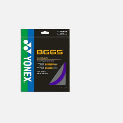 YONEX BG 65 Fiber Badminton Strings, 0.70mm