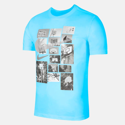 Nike Men's Basketball T-shirt -Blue