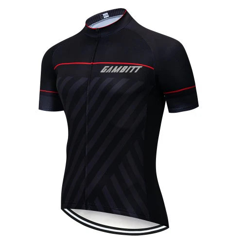 Gambitt Cruiser Men's Cycling Jersey –Black/Tarmac