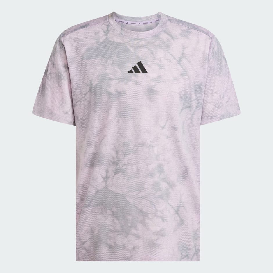 Adidas Power Graphic Tee Ice Lavender / Powder Plum / Grey