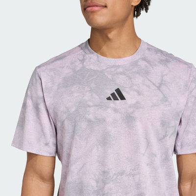 Adidas Power Graphic Tee Ice Lavender / Powder Plum / Grey