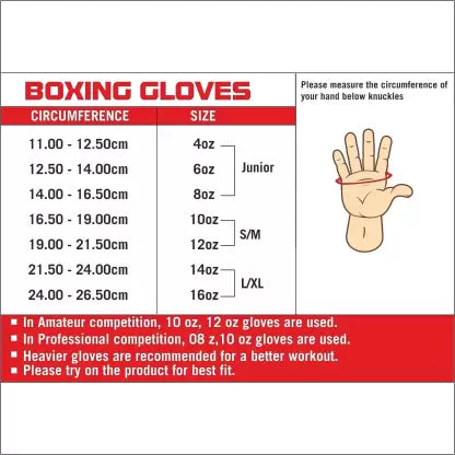 USI Universal Lite Contest Boxing Gloves 10oz/12oz -Red/Blue