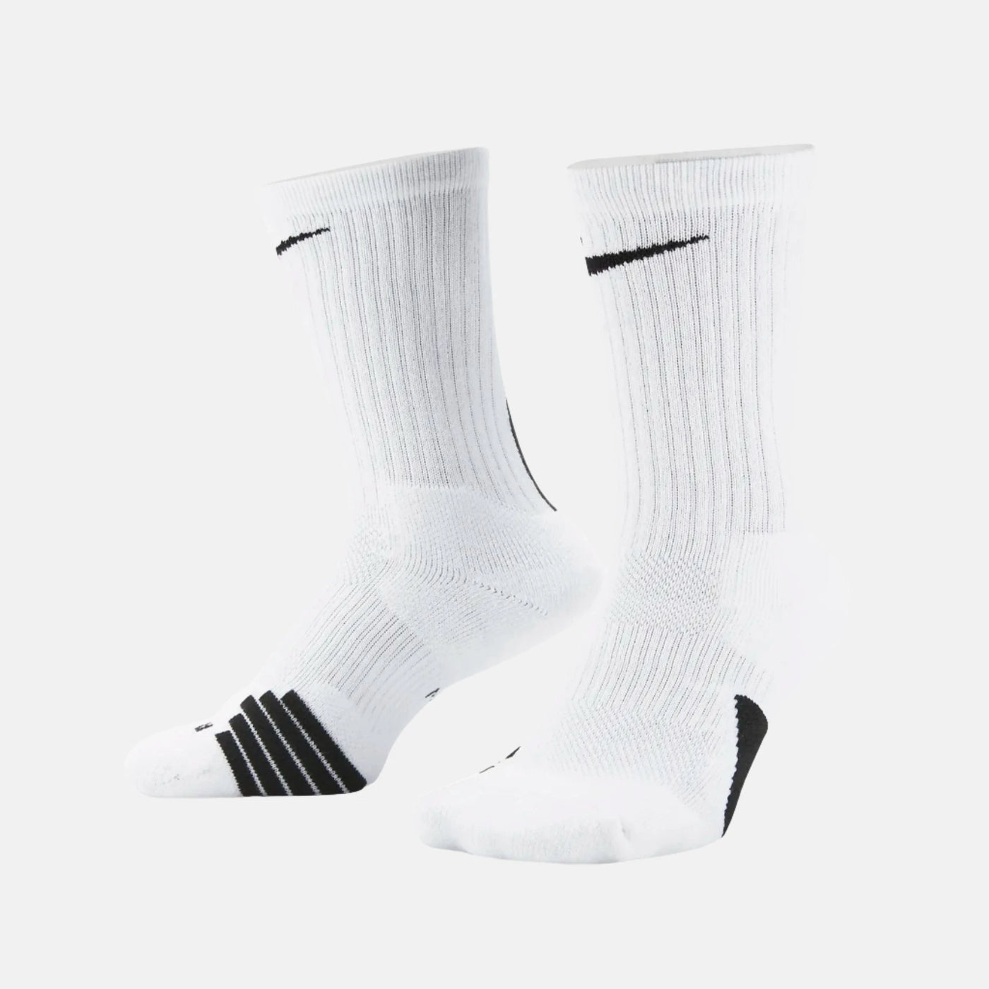 Nike Elite Crew Basketball Socks -White/Black/Black