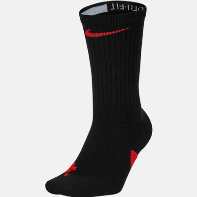 Nike Elite Basketball Crew Socks - Black/University Red/University Red