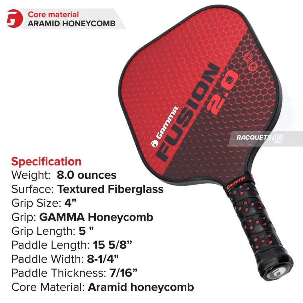 Gamma Fusion 2.0 PickleBall Paddle