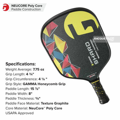 Gamma Shard Pickleball Paddle