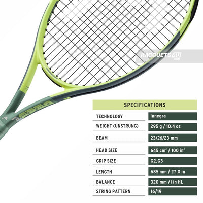 Head IG Challenger Pro Tennis Racquet -Lime