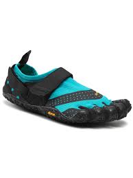 Vibram V-Aqua  Water Sports Five-Finger Shoes  – Black/Light Blue