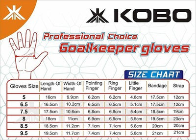 Kobo GKG-03 Football Goal Keeper Gloves Adult -Purple/Green