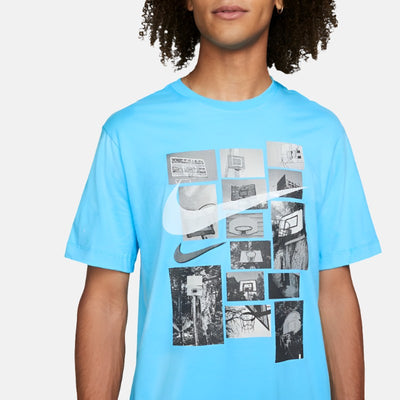 Nike Men's Basketball T-shirt -Blue