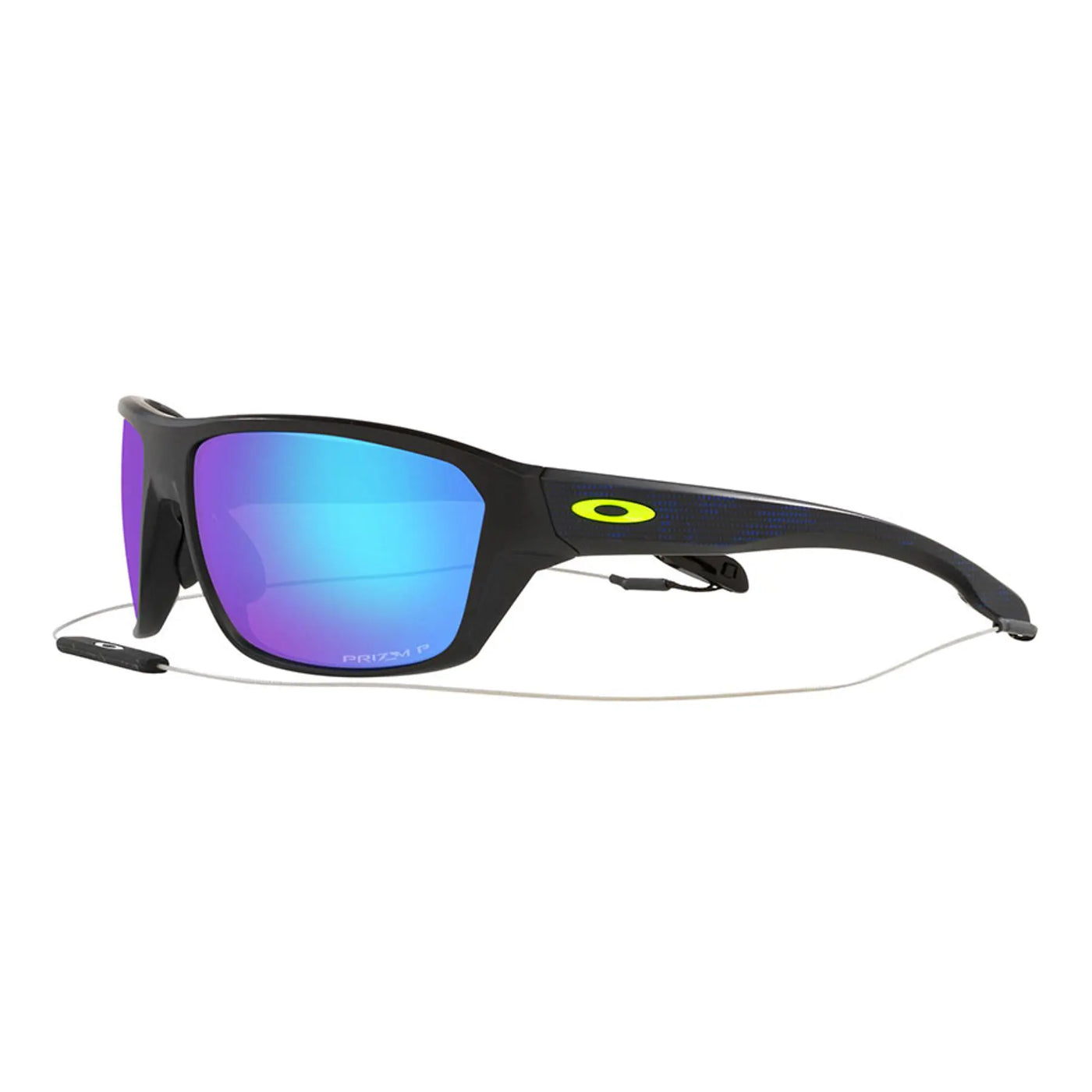 Oakley Split Shot High Resolution Blue glasses with Prizm Sapphire Polarized lenses