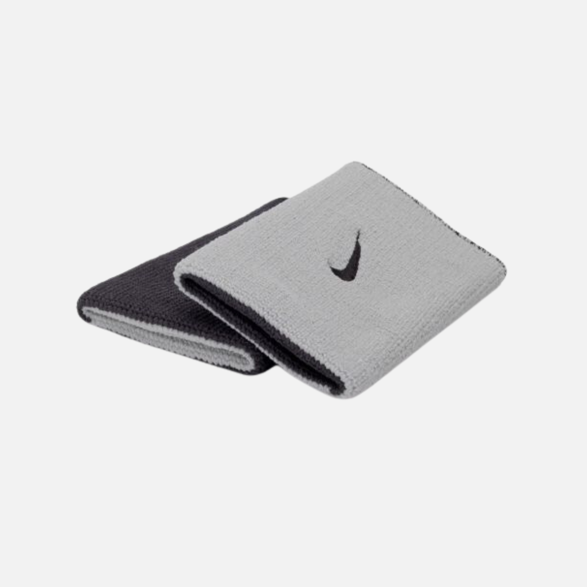 Nike Dri-Fit Home & Away Doublewide Wristband -Black/Gray